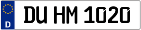 Truck License Plate